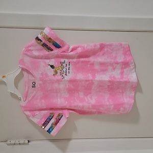 SO Pink  X-Large Girls' Tee, NWT